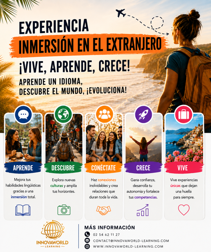 ¡Vive una inmersión en el extranjero: mucho más que un viaje lingüístico!